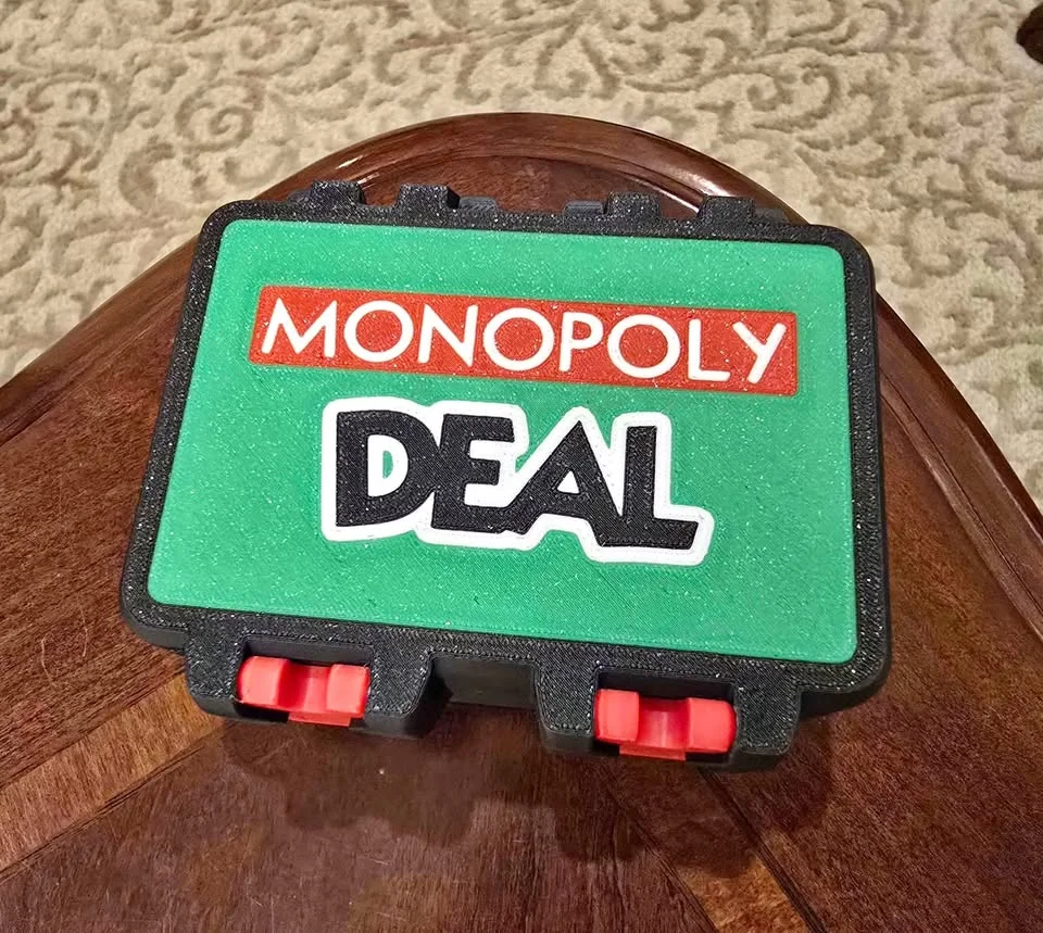 Monopoly Deal Game Box / Rugged Travel Case